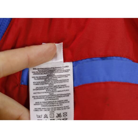 Brooks Brothers Bright Blue Down Puffer Jacket and Vest Convertible Men's Large - Picture 10 of 11